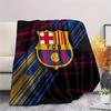 FC Barcelona  Print Flannel Blanket, High Quality Comfortable for All Seasons, Home Decor, Warmth and Comfort