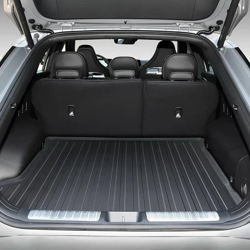 Car Trunk Mat For Mercedes Benz EQE V295 2023 2024 2025 Anti-scratch Waterproof Rubber Material Storage Carpet Pad Accessories
