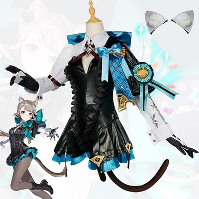 Linnette Cosplay Genshin Impact Fengdan Gemini Spiel Kostüm Anime Halloween Kostüm