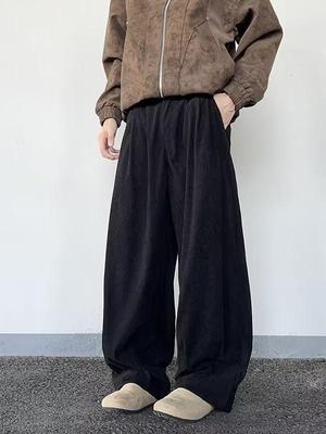 2025 Retro Koreanischer Stil Herren Weitbeinige Lässige Winterhose