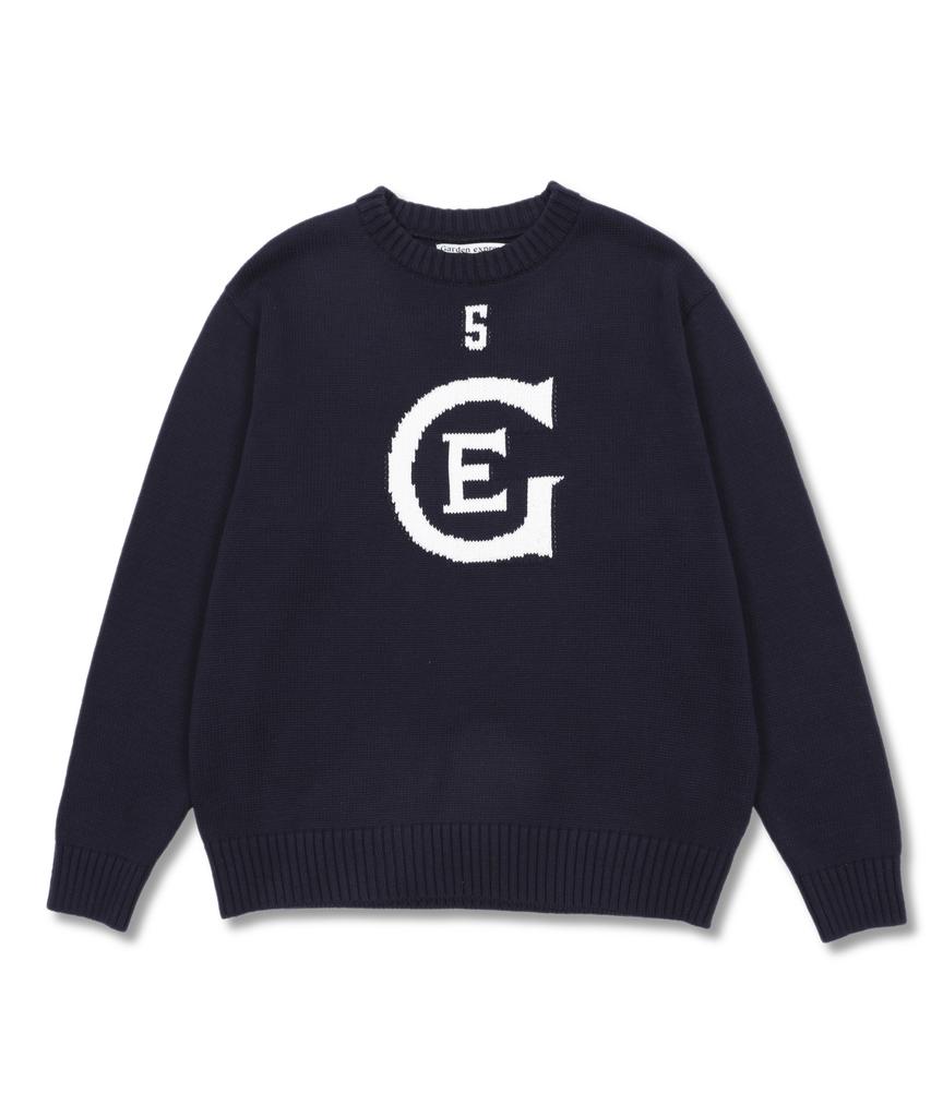 GARDEN EXPRESS Ge Intarsia Sweater (Navy)