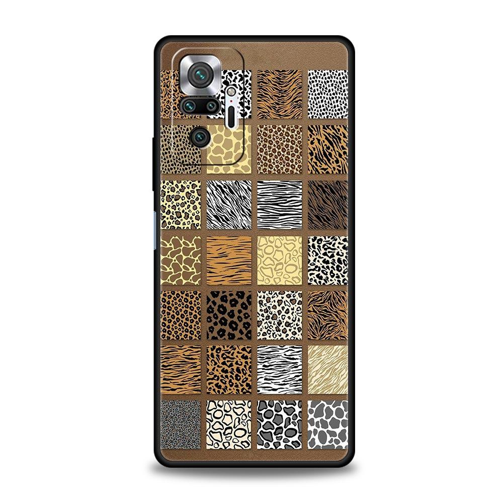 Fashion Tiger Leopard Print Phone Case For Xiaomi Redmi Note 14 13 12 Pro Plus 5G 9S 9 10 11 4G 14C 13C 12C 10C 9C 9A Soft Cover