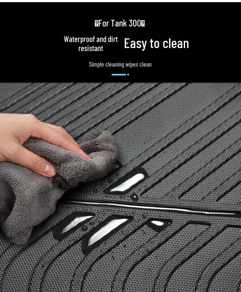 2021 Tank 300 Trunk and Backrest TPE Protection Mat Set