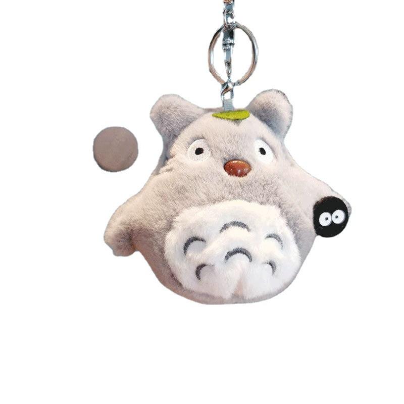 Cute Totoro Keychain Plush Doll Ultrasoft Short Plush Stuffed Animal Perfect For Gifts