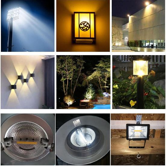 78mm 10W R7S LED Bulb 100W Halogen Equivalent 78mm J-Type 10W 120V R7S Base 6000K Cool White J Type T3 78mm Double Ended Flood Light Bulbs 360°Beam