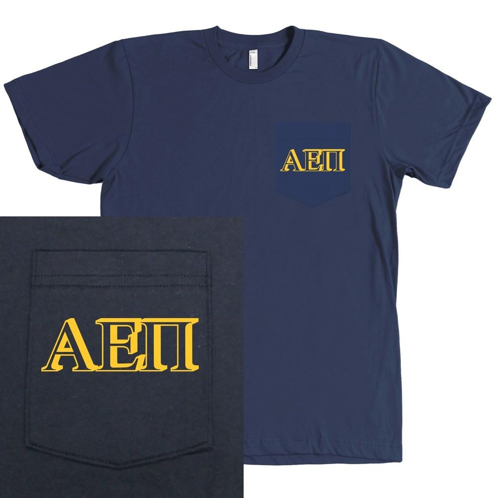 Alpha Epsilon Pi Verbindung Bella + Canvas POCKE AEPI - MEHR FARBEN Unisex T-Shirt