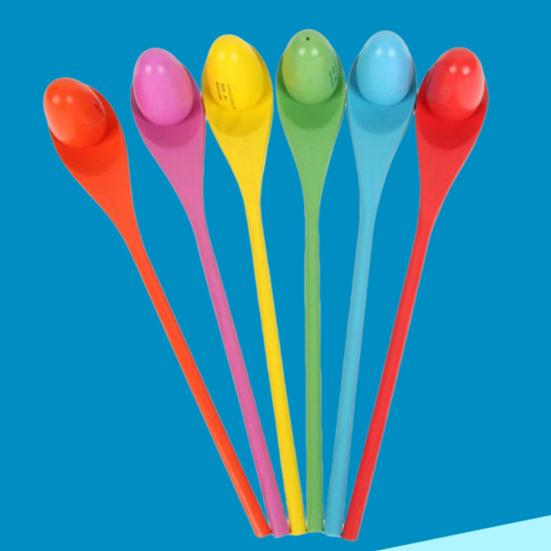 Balance Spoon Egg Lightweight Kids Toy Wood Egg Relay Race Balance Game for Training