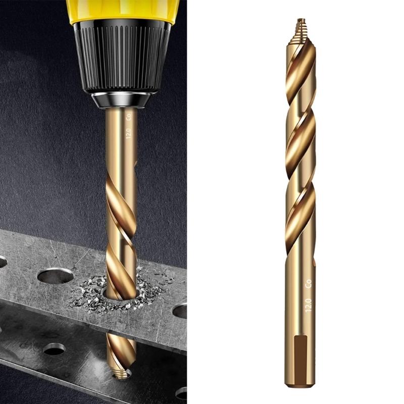 3-13mm M35 Cobalt Drill Bit Twist Jobber Length Drill Bit Round Shank for Hardened Metal Iron Plastic and Wood Metal