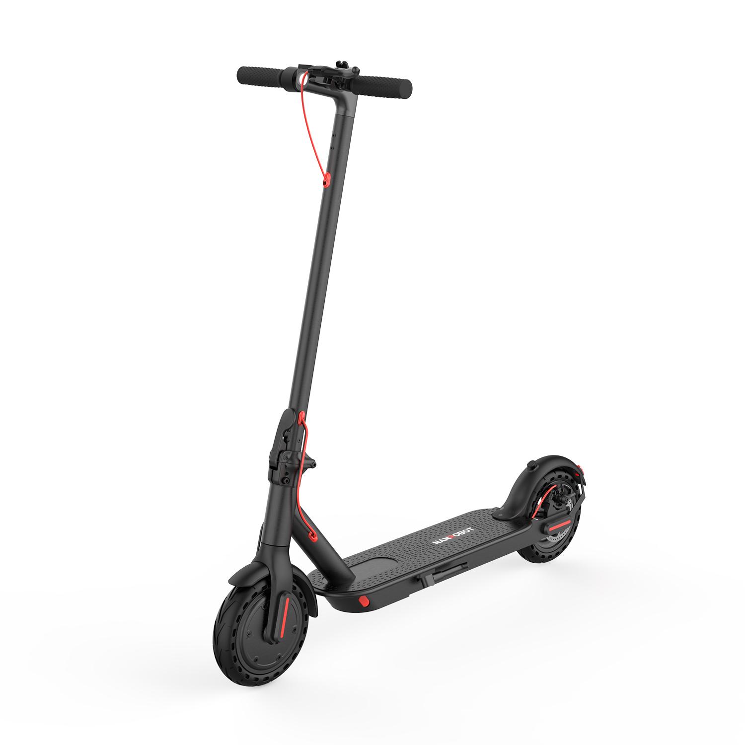 Trottinette Électrique NANROBOT H1 pour le Trajet Quotidien, Pneus Pleins 8,5″, Application Intelligente Bluetooth noir