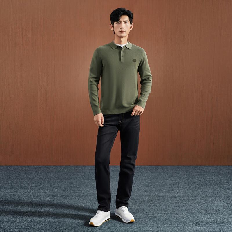 Seven Men's Wool-Blend Pullover Sweater