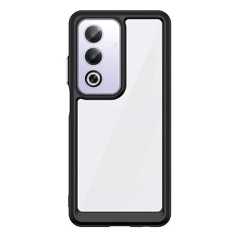 For OPPO A80 Case OPPO A80 A3 Pro Cover TPU Border Acrylic Backplane Bumper Shield Protective Phone Cases OPPO A3 Pro A80 Funda