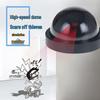 Surveillance Fake Hemisphere Camera with Light | Large Size Security Decoy