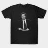 Men Black Print T-shirt Norm Macdonald Classic Vintage No-Cut Heat Transfer Print Cotton Tshirt