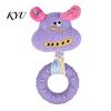 Boredom Buster Toys for Home Squeaky Dog Chew Toy, Rubber Ring with Stuffed Puppy, Safe TPR Material Pet Supplies Interactive Fetch Tug Toy Aggressive