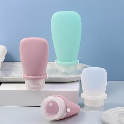 Portable Silicone Travel Bottle Cosmetic Storage Refill Lotion Bottle Anti-leakage Shampoo Container Woven Tube Empty Bottle