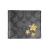 [Customized Bag] 3 IN 1 Wallet MAY All the Way Gothic Oracle Leather Wallet Men's Black Yellow Star