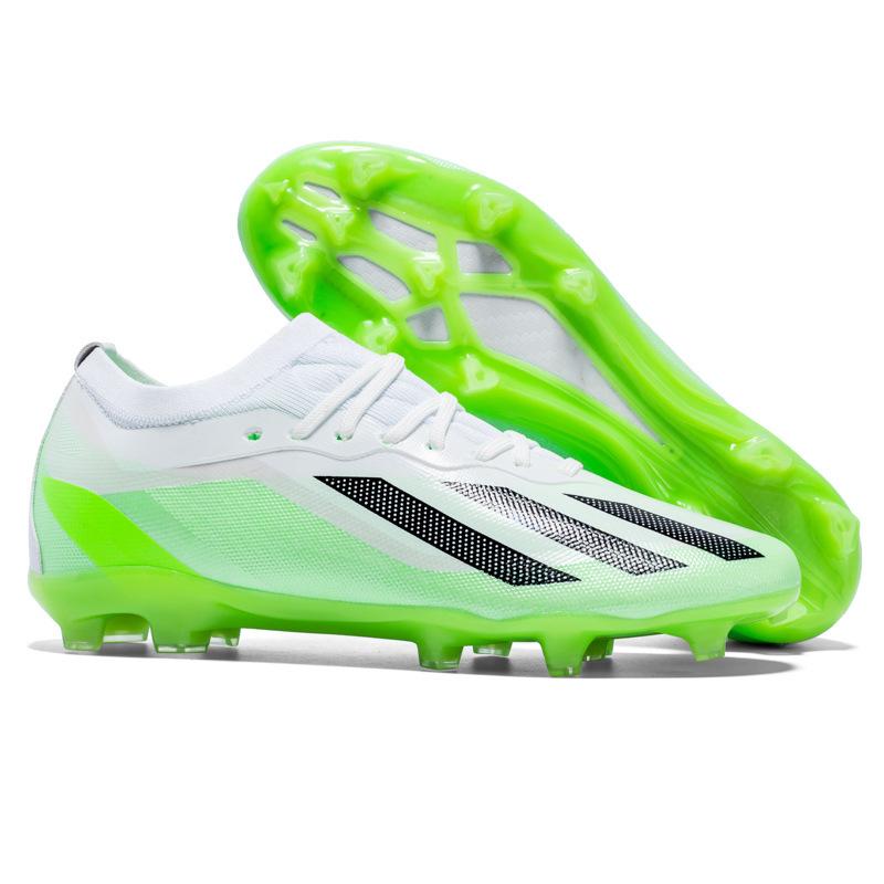 Sportschuhe Nägel Sneaker Low Top Lang Gebrochene Lederoberfläche Jugend Low Top Kurze Nägel Training Große Größe Fußballschuhe Fußball