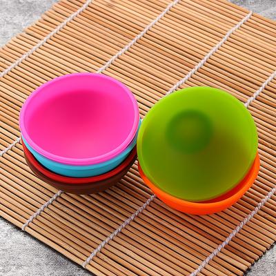 Sale Silicone Forniture da Bagno Ciotola per Mescolare Condimenti Ciotola per Maschere Facciali Tazza per Salsa Contenitore per Alimenti