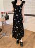 [Double Layer + Inner Lining] Xiaofei Sleeve Butterfly Suspender Dress Children's Summer French Temperament Is Beautiful, Waist Length