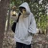 Men Sweatshirt Japanese Harajuku Urban Streetwear Cyber Punk Hoodie Breathable Comfortable Pullover Top for Winter Autumn