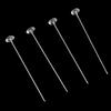 100 Diamante Crystal Pins For DIY Wedding Buttonholes Bouquet Florist Craft 6mm