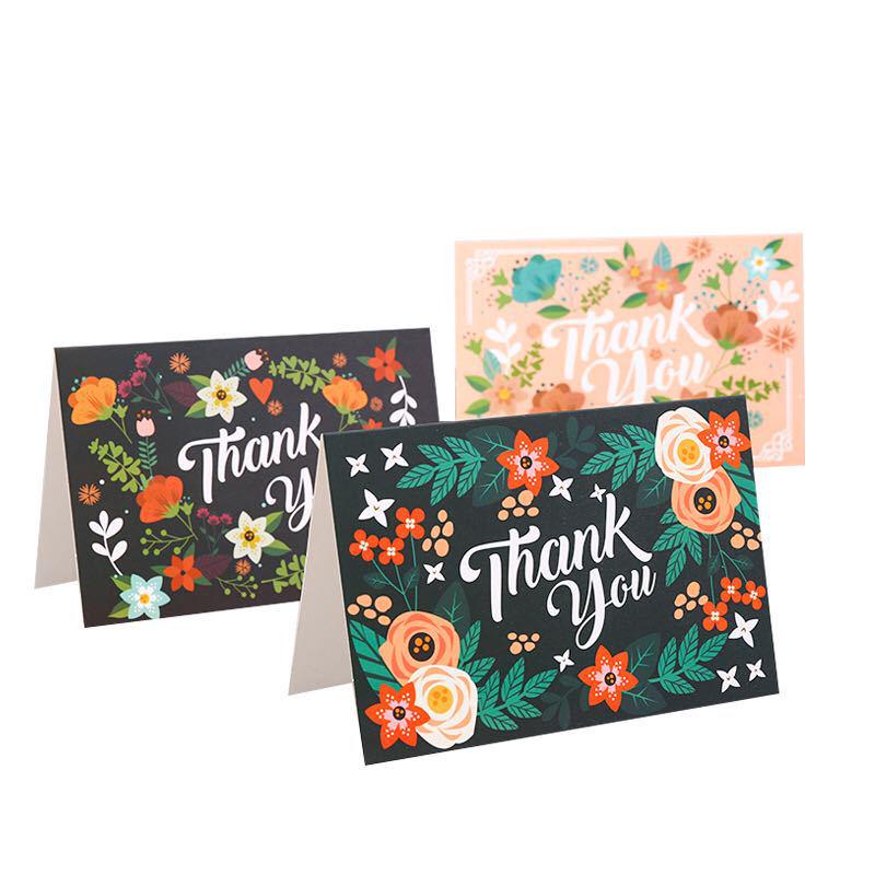 Korean-Style Thank You & Holiday Greeting Card with Free Shipping