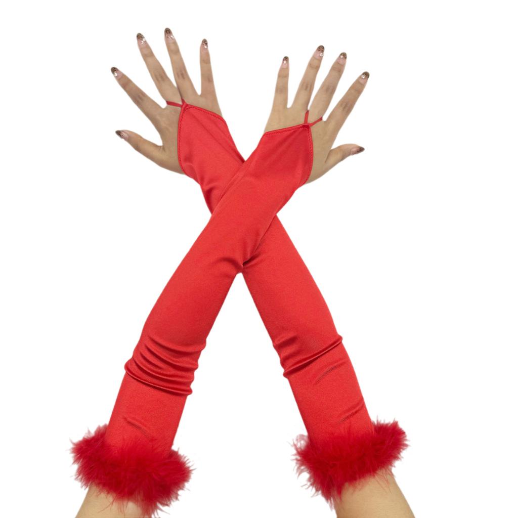 Elegant 1920s Party Fingerless Gloves for Women Long Length Arm Sleeves for Various Occasion Teaparty Dressingup Armwear