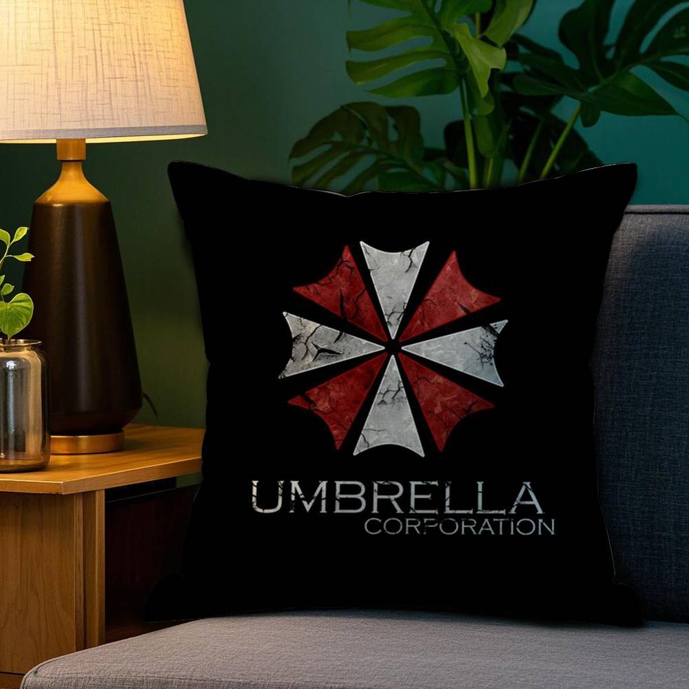 Movie R-Resident E-Evil Pillow Case Sofa Living Room Bedroom Double-sided Printing Square Cushion Nap Time Pillow Case