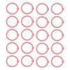 40 Pcs   Rings Multifunction Multiple Colors Round Hole Loose Lf Paper Single Rings