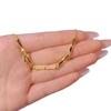 New Versatile Opal Bamboo Anklet Joint High Foot Chain Women's Niche Design Fashionable Personality Versatile