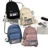 Schoolbag female Korean version four-piece ins Mori versatile campus cool elementary school junior high school high school large capacity backpack