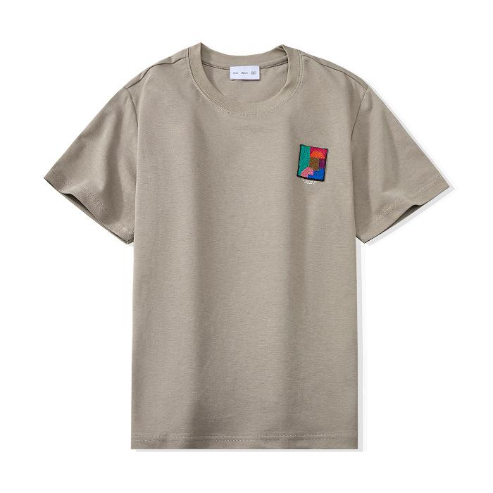 

Новая американская повседневная футболка с принтом, с коротким рукавом, в стиле ретро, свободного кроя, мужская летняя парная футболка 4XL