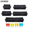 4/6/8/12 Way Car Fuse Box Car Fuse Holder Car Truck Auto Blade Fuse Box with 4/6/8/12 Fuses for 12V 24V ATO Standard Circuit