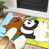 Nightly Friends bears Adventure Office Rug Chair Mat, Game Carpet, Suitable for Front Door, Bedroom, Living Room, Desk, Holiday Gift