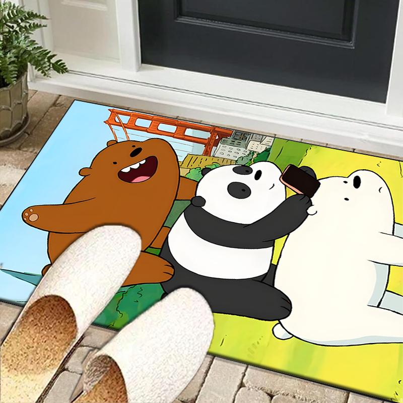 Nightly Friends bears Adventure Office Rug Chair Mat, Game Carpet, Suitable for Front Door, Bedroom, Living Room, Desk, Holiday Gift