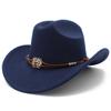 Male and Female Couples Light Felt Fashion Top Hat Minority Style Grassland Equestrian Hat High Sense Street Shot Jazz Hat