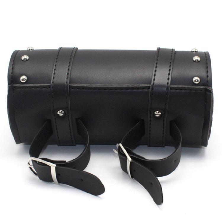 Vintage Leather Motorcycle Saddlebag Fork Bag Waterproof Motorcycle Tool Bag