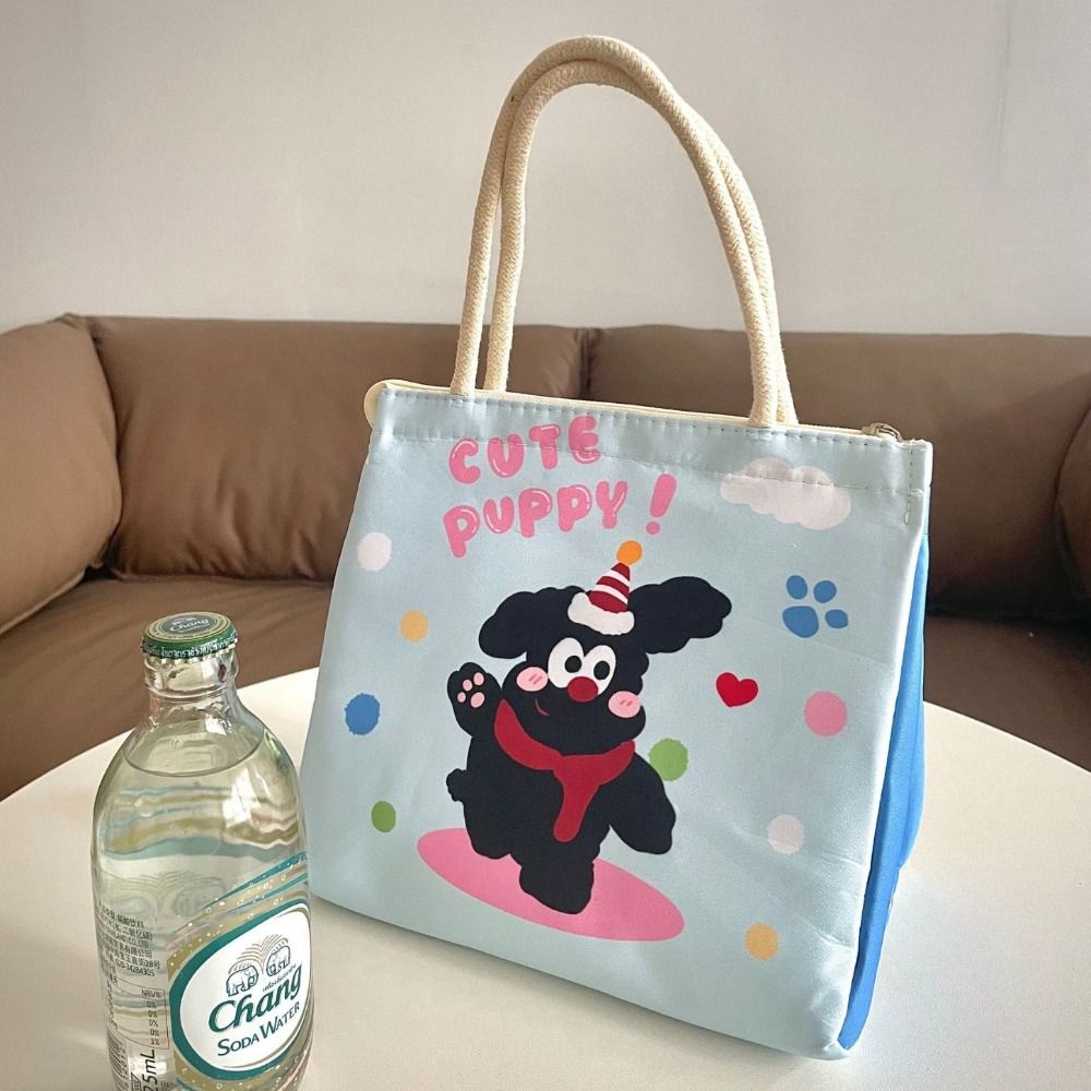 Cartoon Thermal Lunch Bag Waterproof Picnic Handbag Casual Cooler Lunch Bag  Travel