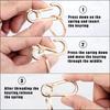 Metall Karabiner Clip Schlüsselanhänger Karabiner Form Schlüsselanhänger Schlüsselanhänger Ring Clip Halter Organizer für Zuhause Auto Schlüssel Schlüssel Finder Damen Herren