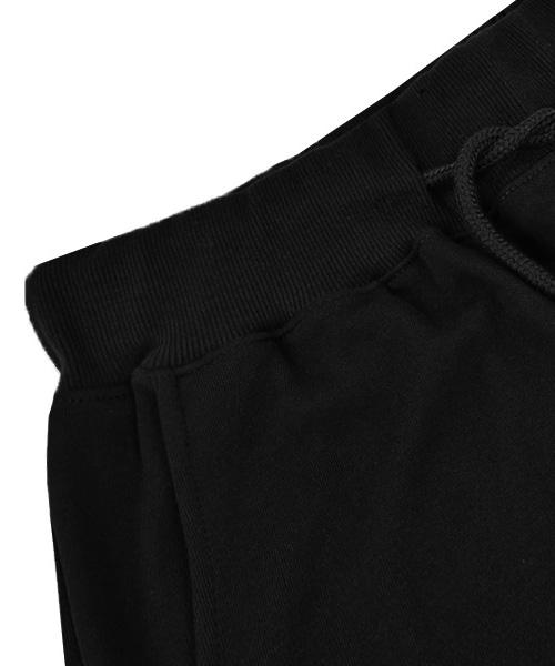 Jikeulib Plain Fleece-Lined Wide Training Pants