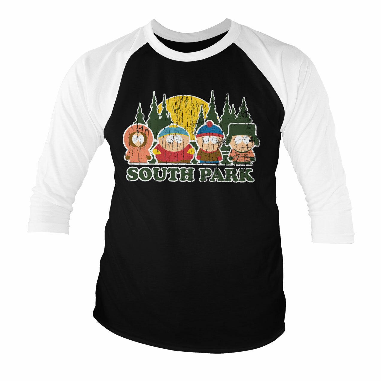 T-Shirt Distressé 34 Manches Officiellement Licencié South Park Taille S-XXL XXL