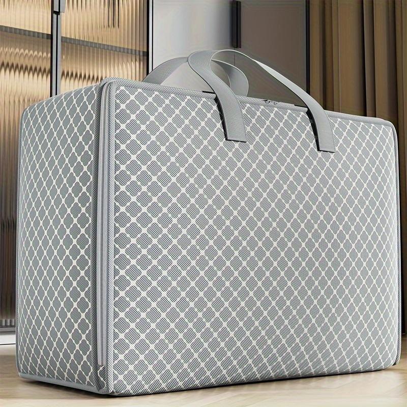 Clothing Storage Bag Large Capacity Portable Moving Bag with Secure Closure Design for Moving, Closet, Luggage and Travel Essentials Organization Bag