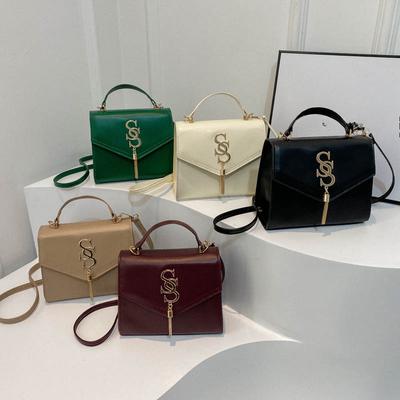 Fashionable Simple Shoulder Bag Casual Commuter Women's Crossbody Bag New Style Bag Women's Retro Personalized Small Square Bag