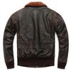 Super Flight Jacket Quilted Men Leather Jacket Soft Genuine Cowhide Natural Fur Collar M430
