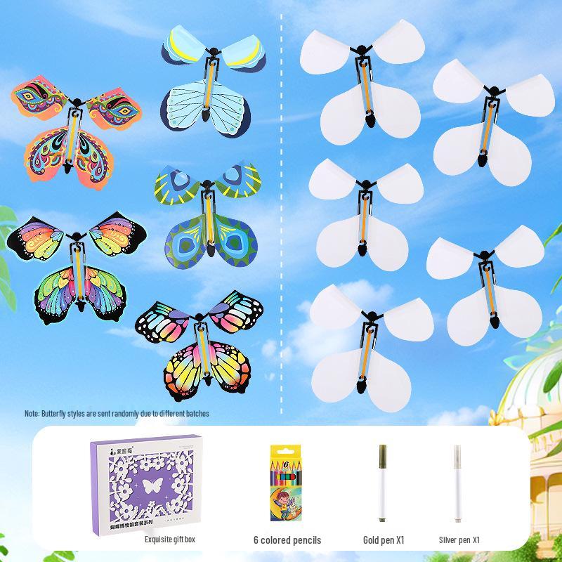 DIY Butterfly Art Kit for 6-Year-Olds - Creative Handmade Craft Pack for Girls