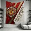 Manchester Crest Wallpaper Threepiece Set 1 Duvet Cover 2 Pillowcase Without Core Duvet Cover And Pillowcase Bedding Set