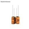 High-Temperature, Long-Life 130°C 400V 4.7uF 8x12 Orange Capacitor for High-Frequency 6000H Applications