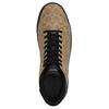 Coach Highline Round Toe Lace-Up High-Top Sneakers Men Sneakers Khaki CY060-KH-BK
