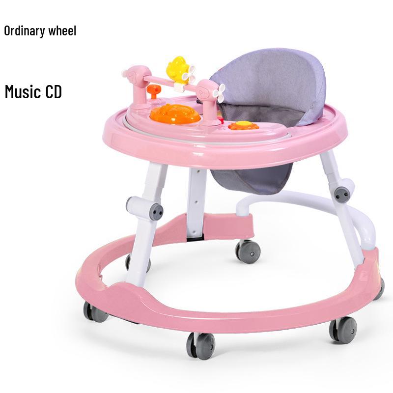 Multi-Function Baby Walker: Anti-Fall, Anti-Rollover, U-Shaped, Suitable for Boys & Girls.