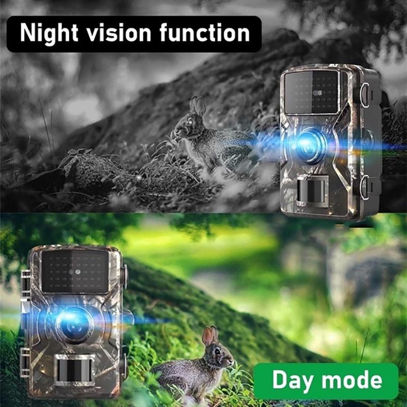 HD 1080P Hunting Trail Camera Wildlife Scouting Infrared Night Vision IP66 Waterproof HD Infrared Tracking Field Detection Camera Outdoor Camcorder